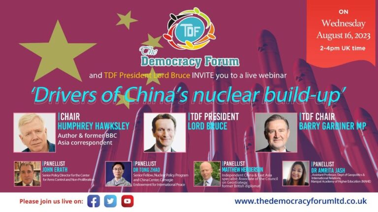Read more about the article Drivers of China’s nuclear build-up